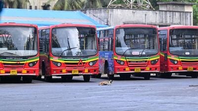 Currently, the BEST operates 2,834 buses across the city; among these, 249 buses are owned by the undertaking, while the remaining are owned and managed by wet-lease operators (HT Photo) Currently, the BEST operates 2,834 buses across the city; among these, 249 buses are owned by the undertaking, while the remaining are owned and managed by wet-lease operators (HT Photo)