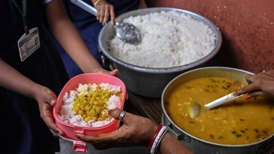 Officials said the school kitchen and meal arrangements were inspected after students raised concerns over the food served under the MDM scheme. (AFP/Representational Image) Officials said the school kitchen and meal arrangements were inspected after students raised concerns over the food served under the MDM scheme. (AFP/Representational Image)