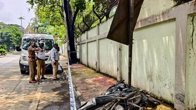 Mumbai, India. Sep 23, 2026 - Sumit Valmiki (22) and his younger brother Sanju Valmiki (15), residents of Cuffe Parade, died early Wednesday morning when their speeding bike crashed into the protective wall of a building in Navy Nagar. Mumbai, India. Sep, 23, 2026. (Photo by Raju Shinde/HT Photo) Mumbai, India. Sep 23, 2026 - Sumit Valmiki (22) and his younger brother Sanju Valmiki (15), residents of Cuffe Parade, died early Wednesday morning when their speeding bike crashed into the protective wall of a building in Navy Nagar. Mumbai, India. Sep, 23, 2026. (Photo by Raju Shinde/HT Photo)