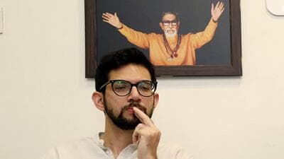 Mumbai, Sep 23 (ANI): Shiv Sena (UBT) President Uddhav Thackeray addresses a press conference at Matoshree Bandra, in Mumbai on Wednesday. Shiv Sena (UBT) leader Aaditya Thackeray also present. (ANI Photo) (Jitendra Takale) Mumbai, Sep 23 (ANI): Shiv Sena (UBT) President Uddhav Thackeray addresses a press conference at Matoshree Bandra, in Mumbai on Wednesday. Shiv Sena (UBT) leader Aaditya Thackeray also present. (ANI Photo) (Jitendra Takale)