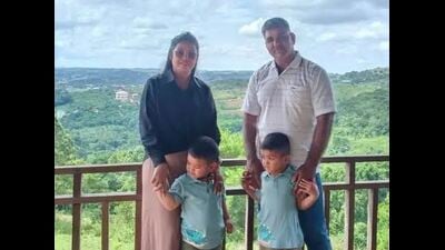 Police and media reports earlier mentioned three children; however, for the current wedding, the bride arrived in India with four children. (HT File)