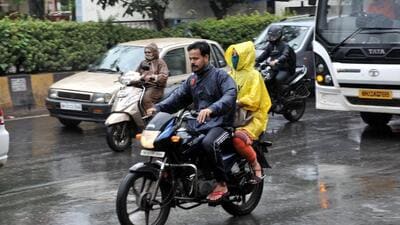 Pune, India - July 30, 2018: Rain at Karvenagar in Pune, India, on Monday, July 30, 2018.-HT photo