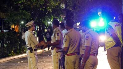 The police examined the bodies and collected preliminary evidence from the scene. (PTI)