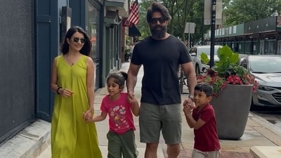 Kannada actors Radhika Pandit and Yash have two children,  Ayra and Yatharv.
