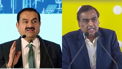 Adani, whose business interests span the energy sector, had Ahmedabad as his listed base, while Ambani with Reliance Industries had Mumbai as his listed base. Adani, whose business interests span the energy sector, had Ahmedabad as his listed base, while Ambani with Reliance Industries had Mumbai as his listed base.