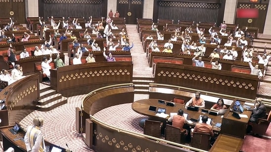 The BJP currently has 116 Rajya Sabha MPs and is the single largest party in the Upper House. (Sansad TV)