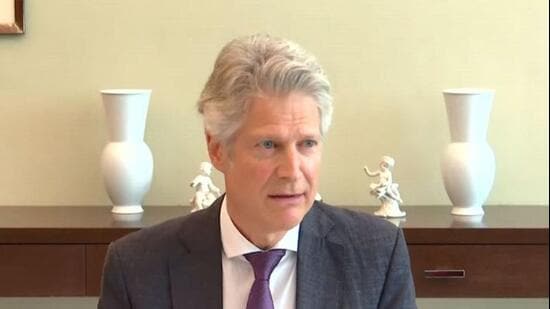 German envoy Jasper Wieck said India’s long-standing ties with Russia give it an opportunity to help bring the Ukraine war to an end. (ANI)