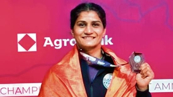 Suchika Tariyal won the bronze in women's 60kg category.