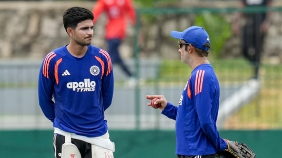 Gautam Gambhir with Shubman Gill.