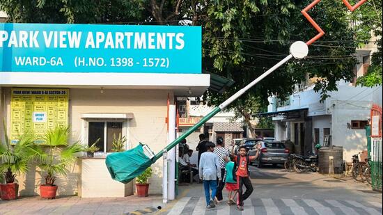 Residents said the quality of water supplied to the apartment complex improves temporarily before deteriorating again. (Sunil Ghosh)
