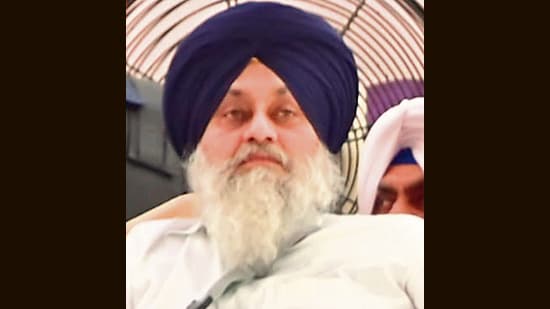 Sukhbir claimed that the current administration has systematically diluted these provisions, noting a reduction in grain allocations from 30 kg to 5 kg alongside a shrinking beneficiary base. (HT)