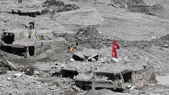 The weather service has predicted heavy and very heavy rainfall in some places of Gandaki and Lumbini Provinces of Nepal. (AFP)