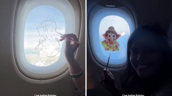 An Indian artist came under fire for her viral painting video.
