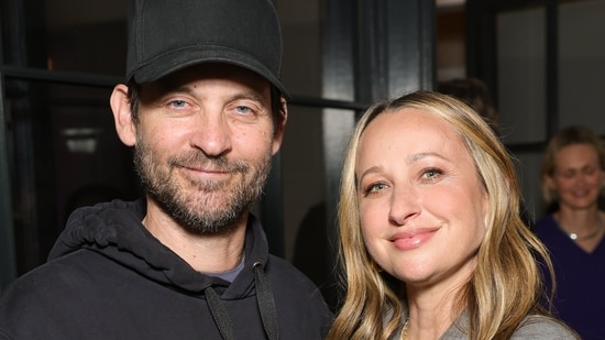 Tobey Maguire with Jennifer Meyer
