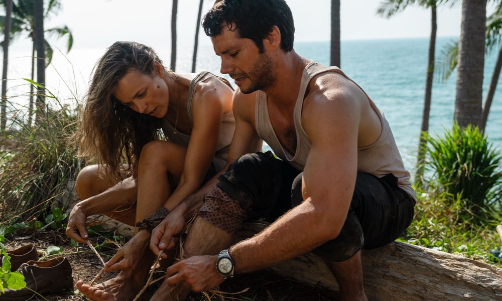 Rachel McAdams and Dylan O'Brien in a still from Send Help. Rachel McAdams and Dylan O'Brien in a still from Send Help.