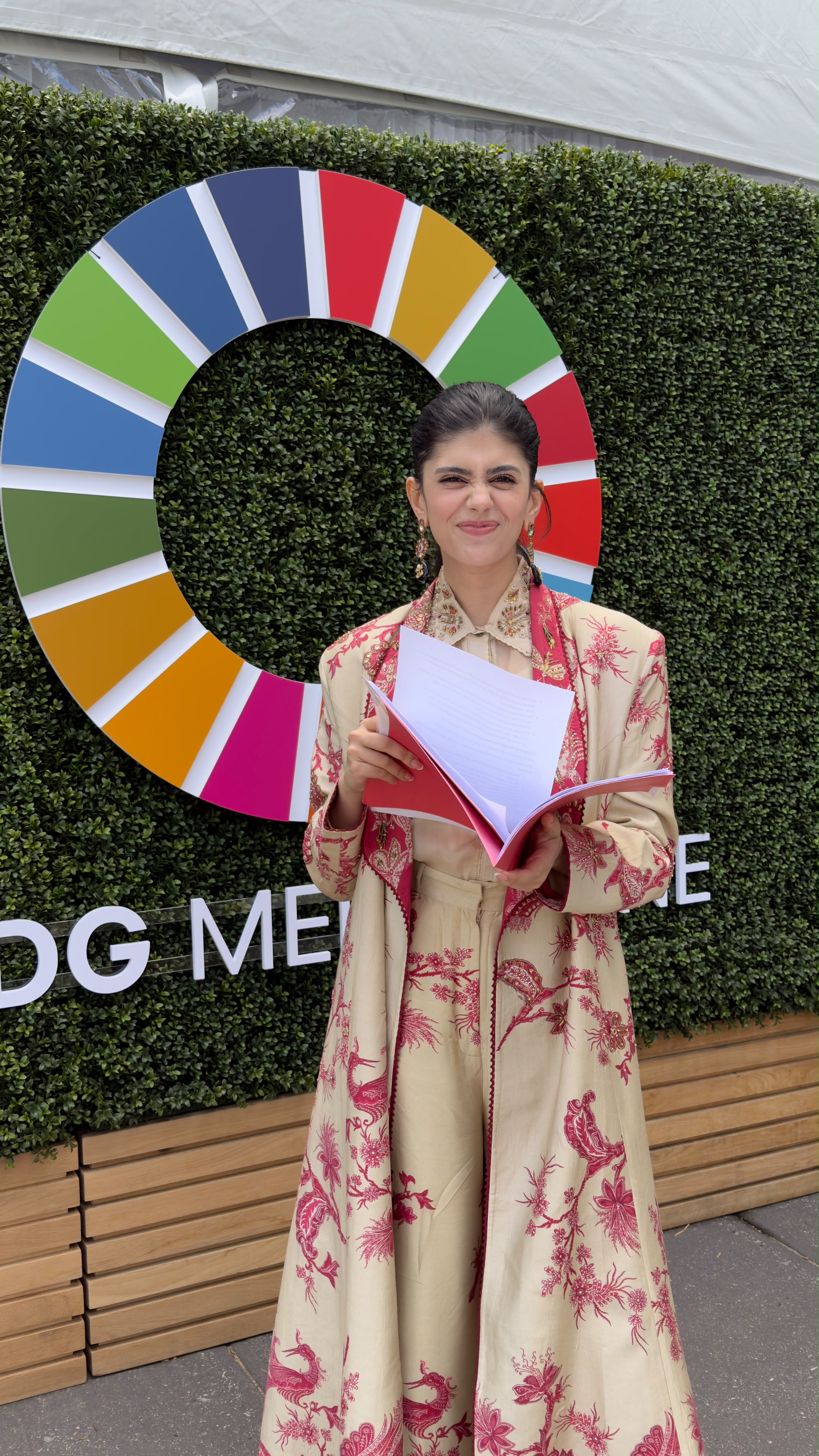 Actor Sanjana Sanghi at UNGA