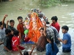 Gram it: Ganpati visarjan at the Chhota Haridwar idol immersion ghat in Muradnagar, Ghaziabad came alive with plenty of smiles and festive fervour on Thursday. Several devotees bid farewell to Bappa, on Friday, with the promise to welcome Him back with the same energy next year!