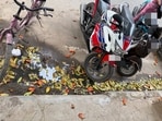 Virendra Suryawanshi shared a picture of leaking sewage in Indiranagar