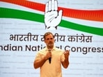 India's Opposition Leader Rahul Gandhi addresses a press conference at Congress party headquarters in New Delhi on September 24, 2026. (Photo by Sajjad HUSSAIN / AFP)(AFP)