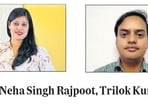 L to R Neha Singh Rajpoot, Trilok Kumar and Abhishek Katiyar. (Sourced)