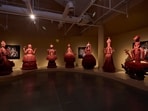 Large fabric sculptures of the Saptamatrikas (Courtesy Chanakya Atelier)