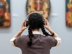 Museums now have audio guides that explain the artwork on display. (SHUTTERSTOCK)