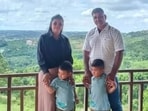 Police and media reports earlier mentioned three children; however, for the current wedding, the bride arrived in India with four children. (HT File)