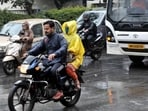 Pune, India - July 30, 2018: Rain at Karvenagar in Pune, India, on Monday, July 30, 2018.-HT photo