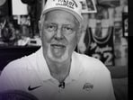 Lawrence Tanter, long term public announcer of the Los Angeles Lakers, died at 76. (X/@Lakers)