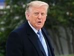 Donald Trump will attend Texas-Tennessee in Knoxville, but ESPN has not confirmed his College GameDay appearance or guest-picker role.. (Photo by Alex WROBLEWSKI / AFP)(AFP)