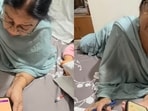 Nani’s Blinkit lesson wins hearts online.(Instagram/@sanyahussainn)