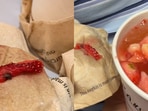 Dead fly spotted in Starbucks drink by customer.