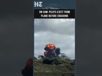 Pilots Eject From Plane Moments Before Crash In Dramatic Footage As Aircraft Goes Down
