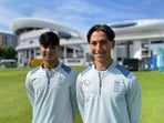 Robin Das (right) has scored two centuries across first-class and List-A cricket.
