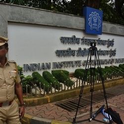 Following the reported suicide of a Btech student at IIT Bombay in Mumbai, heavy police security was deployed on the IIT Bombay campus on Tuesday.