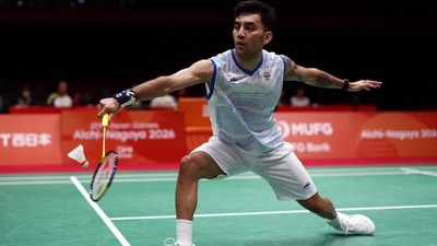 India's Lakshya Sen. (REUTERS) India's Lakshya Sen. (REUTERS)