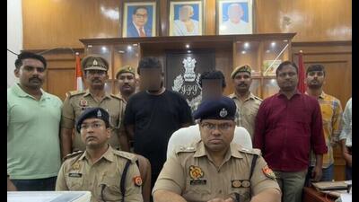 Accused in Lucknow police custody (Sourced)
