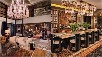 Fashion designer JJ Valaya's Gurugram home features opulent decor, rich textures, and a curated collection of antiques. (Pics: Architectural Digest India) Fashion designer JJ Valaya's Gurugram home features opulent decor, rich textures, and a curated collection of antiques. (Pics: Architectural Digest India)