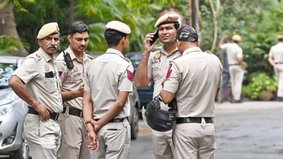 Police said the accused fired five rounds at the police team after they entered the room, prompting “controlled fire”. (Sanjeev Verma/ HT Photo/ Representational)