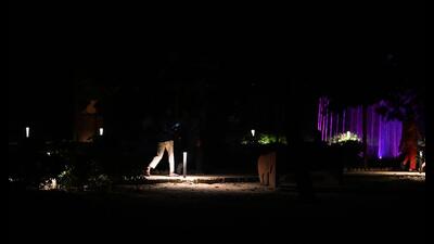 People walk through a dark stretch of Leisure Valley Park in Sector 29 near HUDA Market on Thursday (Parveen Kumar/Hindustan Times) People walk through a dark stretch of Leisure Valley Park in Sector 29 near HUDA Market on Thursday (Parveen Kumar/Hindustan Times)