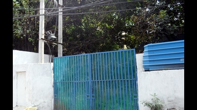 Premises of a private company where the transformer exploded. (Sakib Ali/ Hindustan Times) Premises of a private company where the transformer exploded. (Sakib Ali/ Hindustan Times)