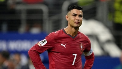 Cristiano Ronaldo says he thought about retiring after Portugal's FIFA World Cup debacle. (IMAGN IMAGES via Reuters)