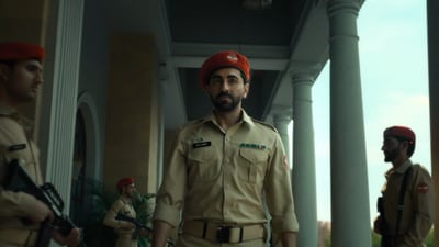 Ayushmann Khurrana plays a Pakistani spy in Udta Teer. Ayushmann Khurrana plays a Pakistani spy in Udta Teer.
