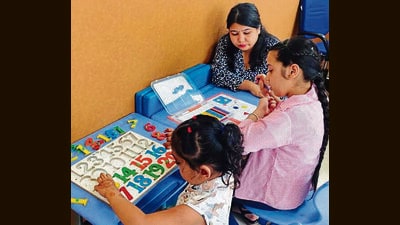 The facility started with seven students has now grown into a team-based facility receiving 25 to 30 families every day. (HT photo) The facility started with seven students has now grown into a team-based facility receiving 25 to 30 families every day. (HT photo)