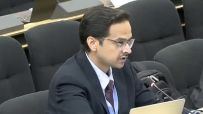 Indian diplomat Kshitij Tyagi speaking at UNHRC in Geneva (ANI video grab) Indian diplomat Kshitij Tyagi speaking at UNHRC in Geneva (ANI video grab)