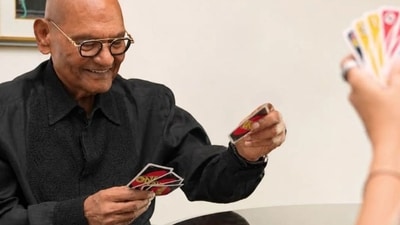 Anil Agarwal compares UNO cards with lessons from life. (X/@AnilAgarwal_Ved) Anil Agarwal compares UNO cards with lessons from life. (X/@AnilAgarwal_Ved)