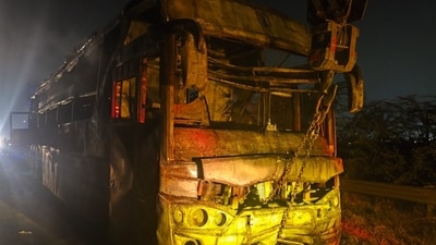The incident took place on the Yamuna Expressway. (Sunil Ghosh/HT photo)
