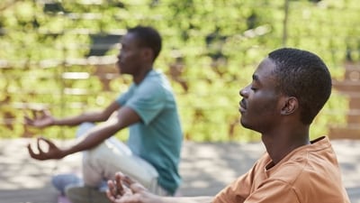 A representative image of two people practising meditation. (Pexels) A representative image of two people practising meditation. (Pexels)