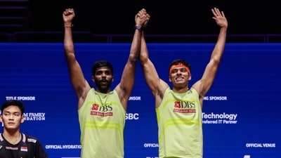 Satwik-Chirag headline India's action on Day 7. (X Images) Satwik-Chirag headline India's action on Day 7. (X Images)
