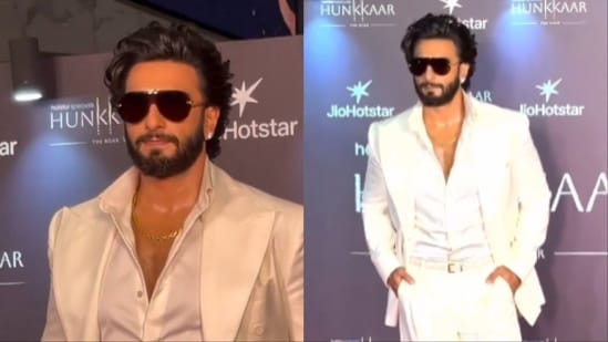 Ranveer Singh attended Hunkkaar premiere.